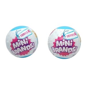 NWT  SET OF 2  MINI BRANDS  SERIES 4